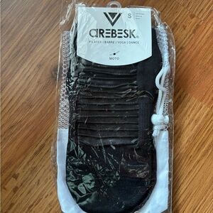 Arebesk Black Moto Pilates Socks size S